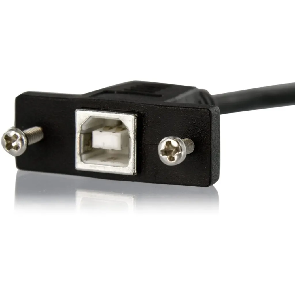 Imagen 2 de 1 ft Panel Mount USB Cable B to B