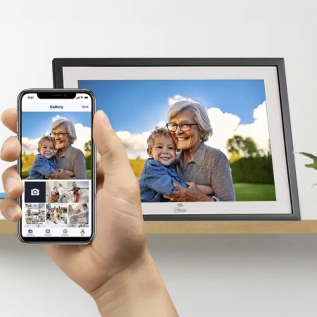 Imagen 2 de MLAB MARCO DIGITAL 10" WIFI APP / USB/ SD PHOTO FRAME BLACK-WHITE PF-110W