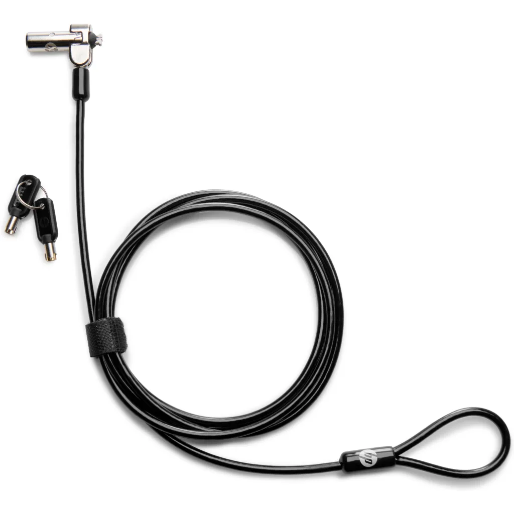 Cable de Seguridad HP Nano Lock p/HP Elite x2 1012 G2; HP Pro x2 612 G2 c/LLaves (Nuevo, Caja Abierta)
