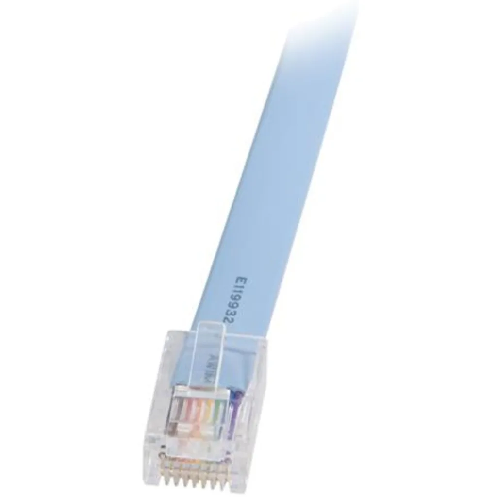 Imagen 2 de Cable p/ Gestión de Router Consola Cisco RJ-45 a Serie DB-9 Longitud 1.83 mt M-H