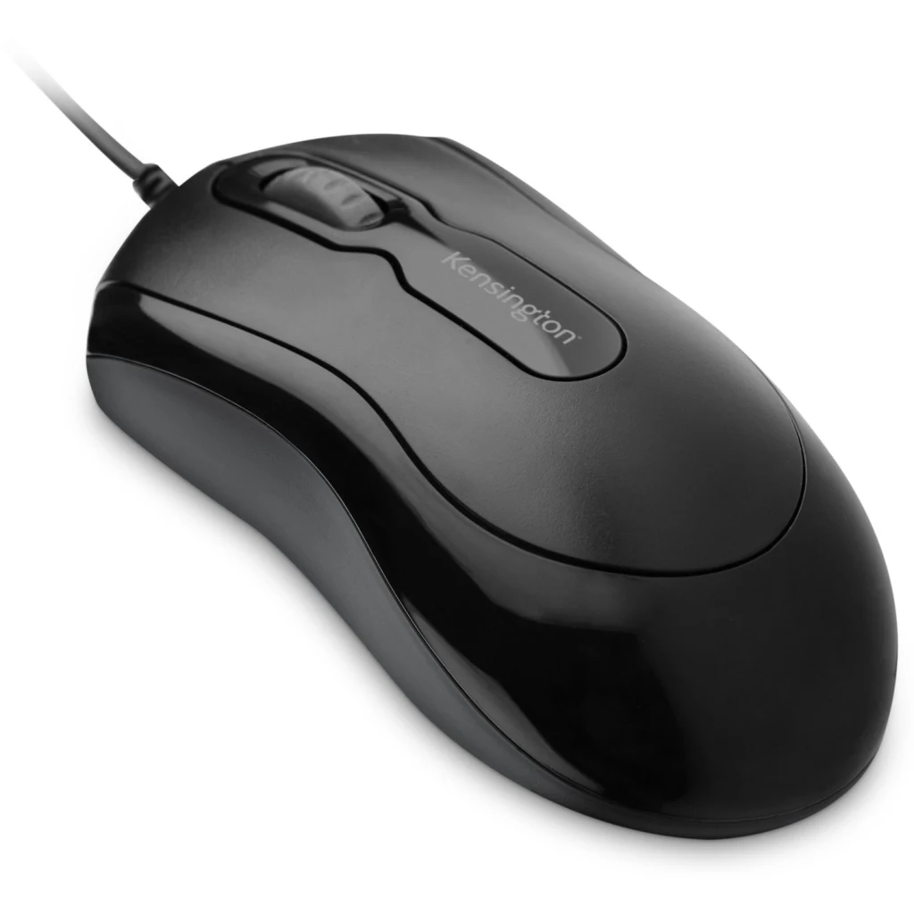 Mouse Alámbrico Kensington K72480WW, Óptico 1000dpi 3 Botones Negro