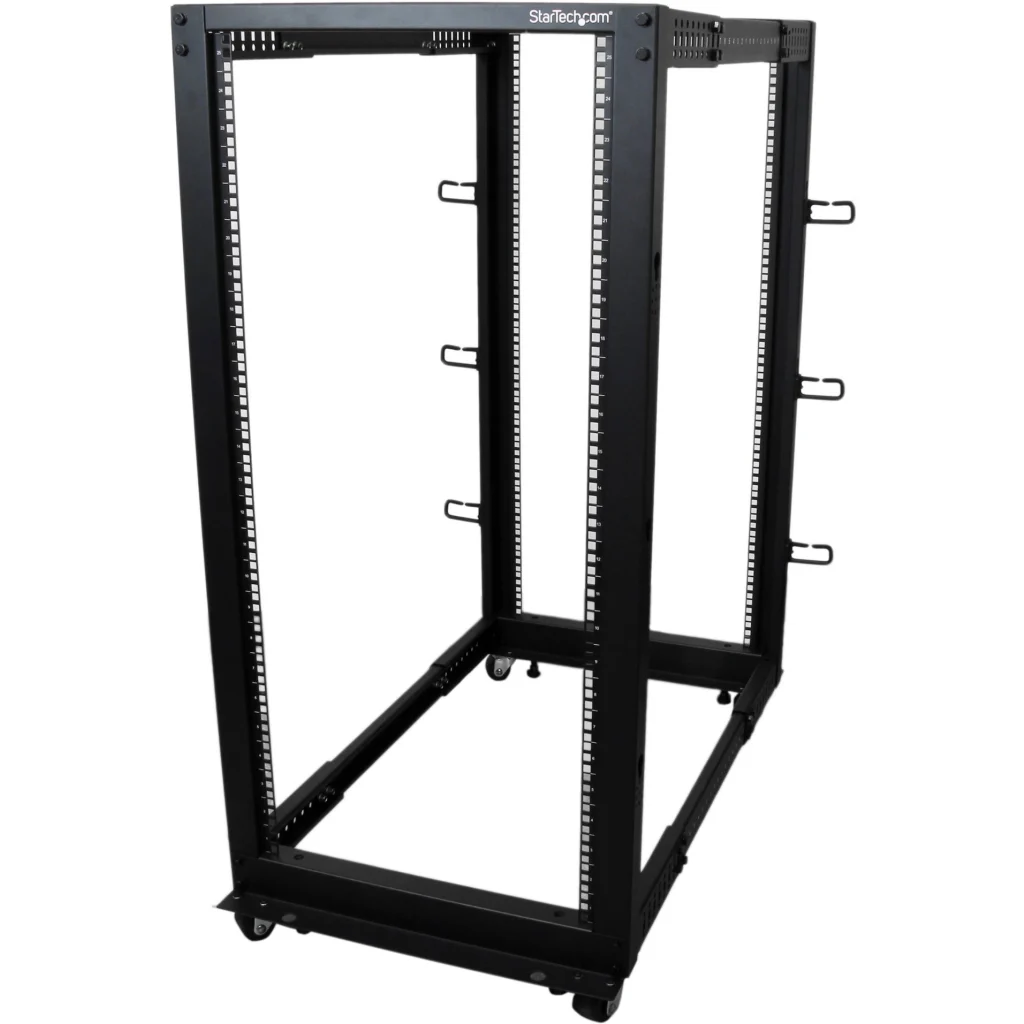 25U Adjustable Depth 4 Post Server Rack
