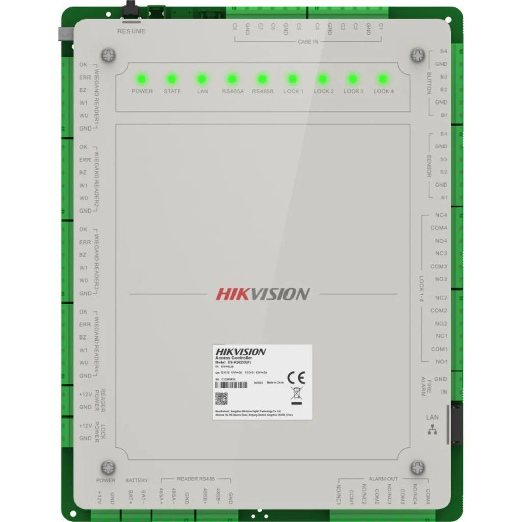 Imagen 2 de Controlador Hikvision para 4 puertas / Incluye Gabinete