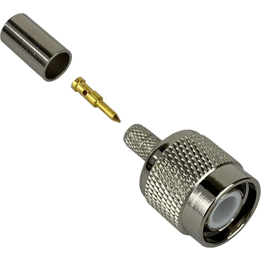 Imagen 3 de TNC-Macho LMR195 CA195 Serie-195 Conector Crimpeable