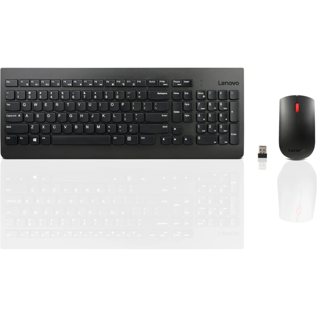 Imagen 7 de Kit Teclado Mouse Inalámbrico Lenovo 510 Dongle USB 171 Teclas LA Español Negro