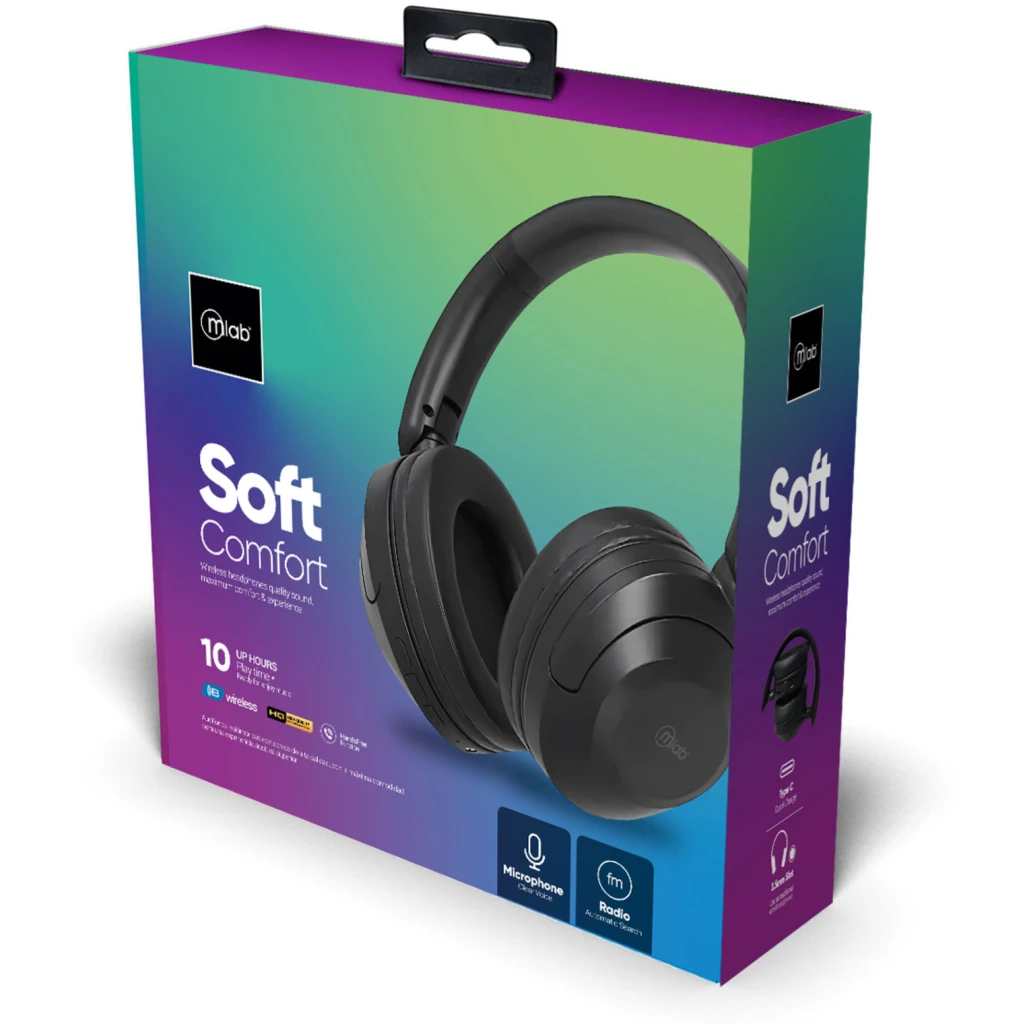 Imagen 4 de MLAB AUDIFONO BLUETOOTH TYPE C SOFT COMFORT BLACK