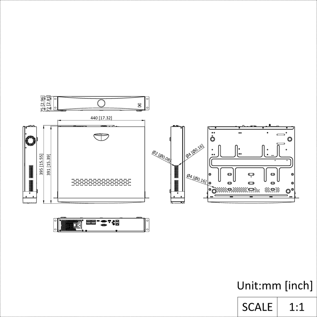 Imagen 6 de NVR Hikvision DS-7732NXI-K4, 32 canales AcuSense 4K serie K de 1,5 U
