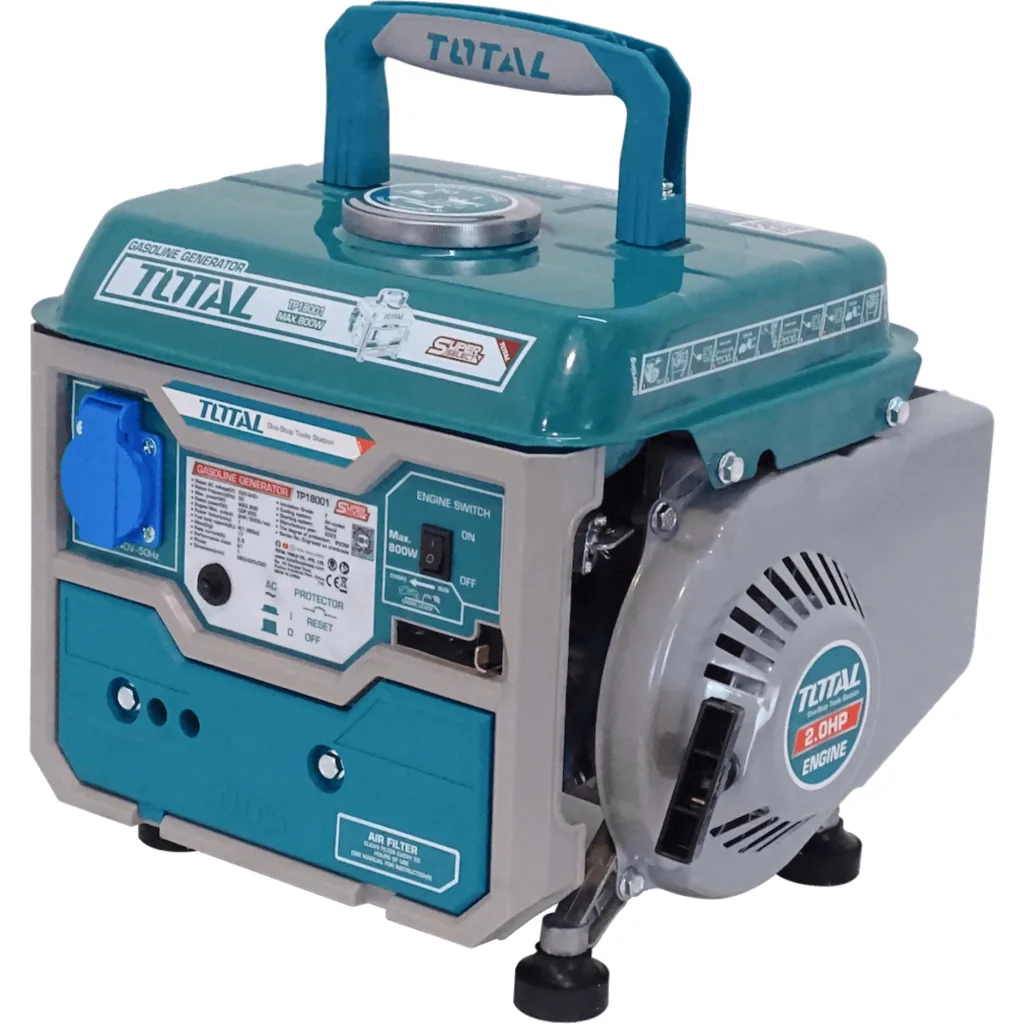Imagen 1 de TOTAL 800W Generador Manual Bencinero 3000rpm Tanque-4Lt 220-240VAC