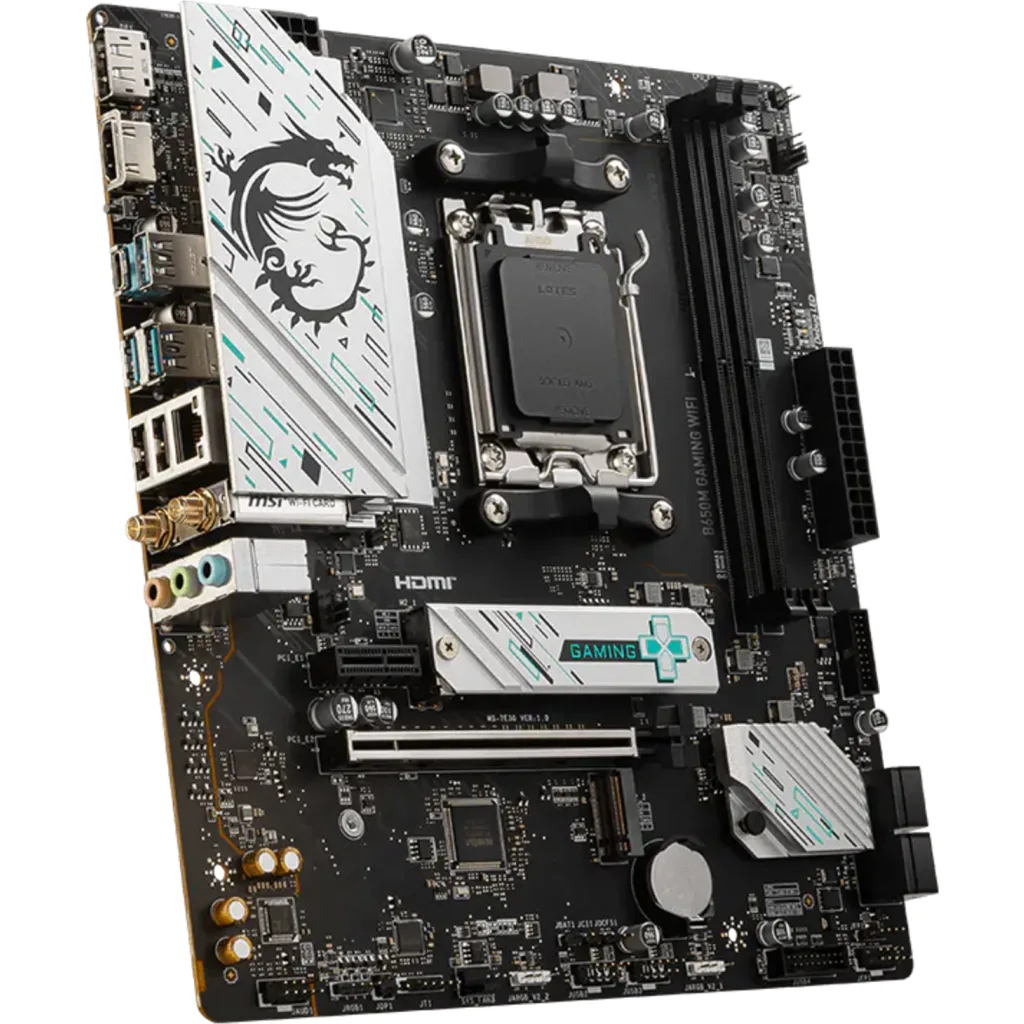 Imagen 3 de Tarjeta Madre MSI B650M GAMING WIFI Socket AM5 HDMI DP LAN WI6E mATX