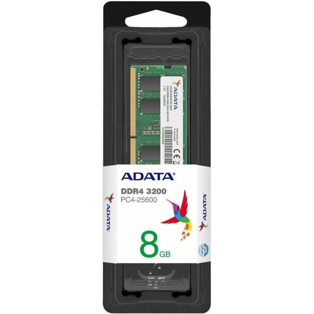 Imagen 2 de Memoria RAM 8GB DDR4 3200MHz SO-DIMM CL22 Non-ECC 1.2v 260p - ADATA