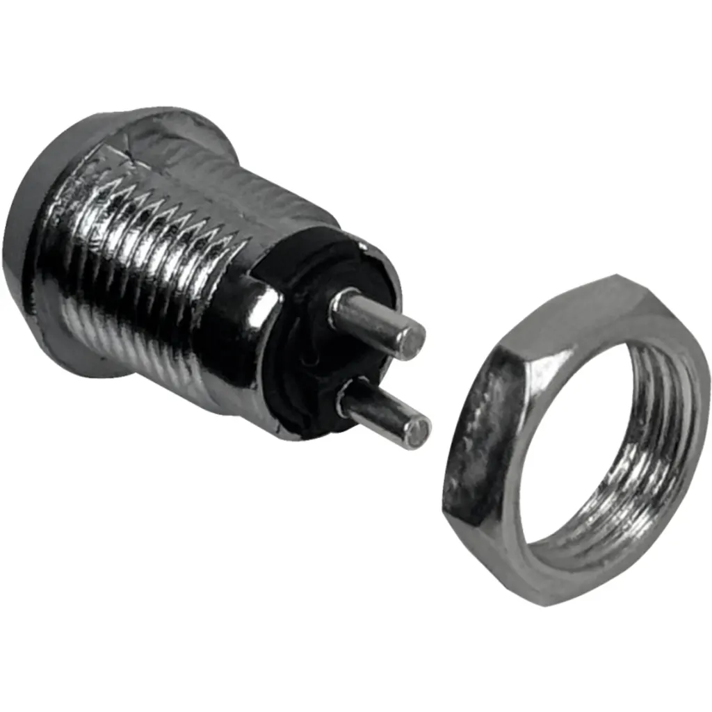 Imagen 3 de Chapa Electrica 2-Pin 12mm Llave Seguridad req-Soldar-Cables 0,5A 250V
