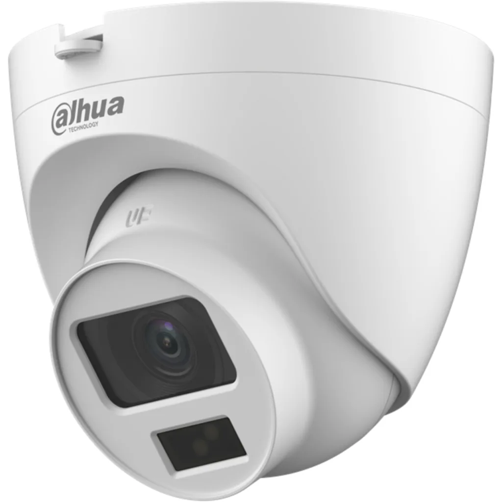 DH-HAC-HDW1200CLQN-IL-A-0280B-S6. camara HDVCI Eyeball Dahua 2MP lente fijo 2.8mm doble iluminacion