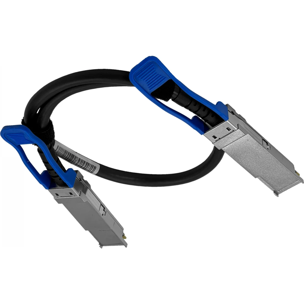 Imagen 1 de UI 50cm QSFP28-100G Cable Directo DAC Cobre 30AWG UACC-DAC-QSFP28-0.5