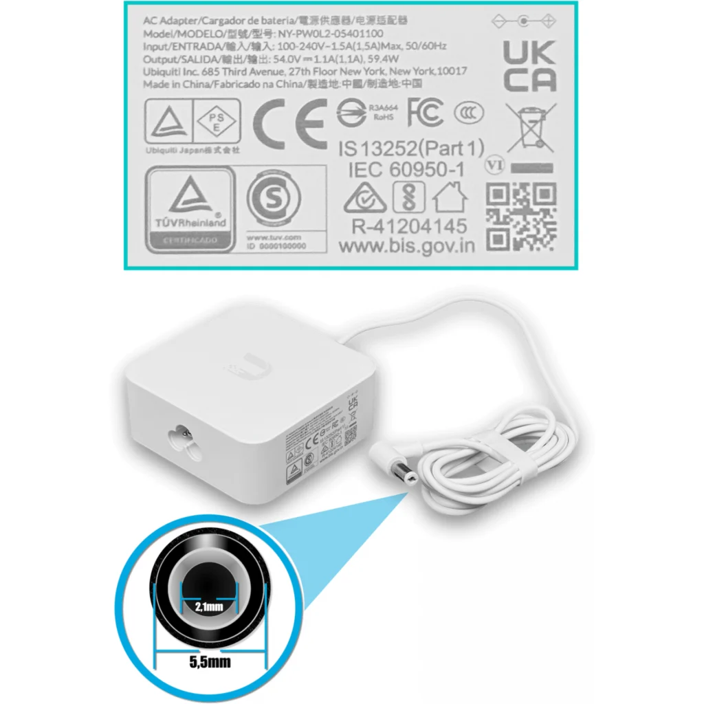 Switch Ubiquiti 8p con 4xGE PoE+ (52W) y 4xGE no PoE (sobremesa)
