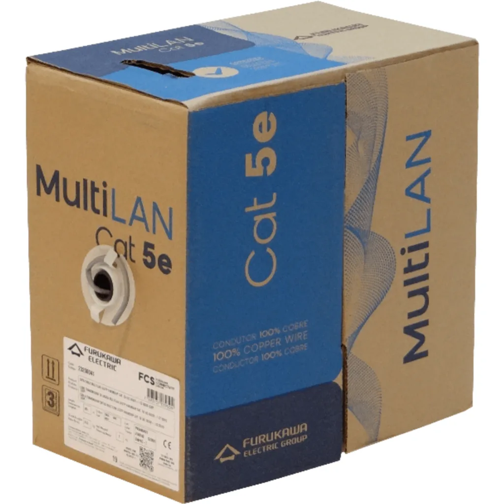 Imagen 1 de FURUKAWA Gris CAT5E UTP Multilan IEC60332-1 305m Unifil Cable 23200041