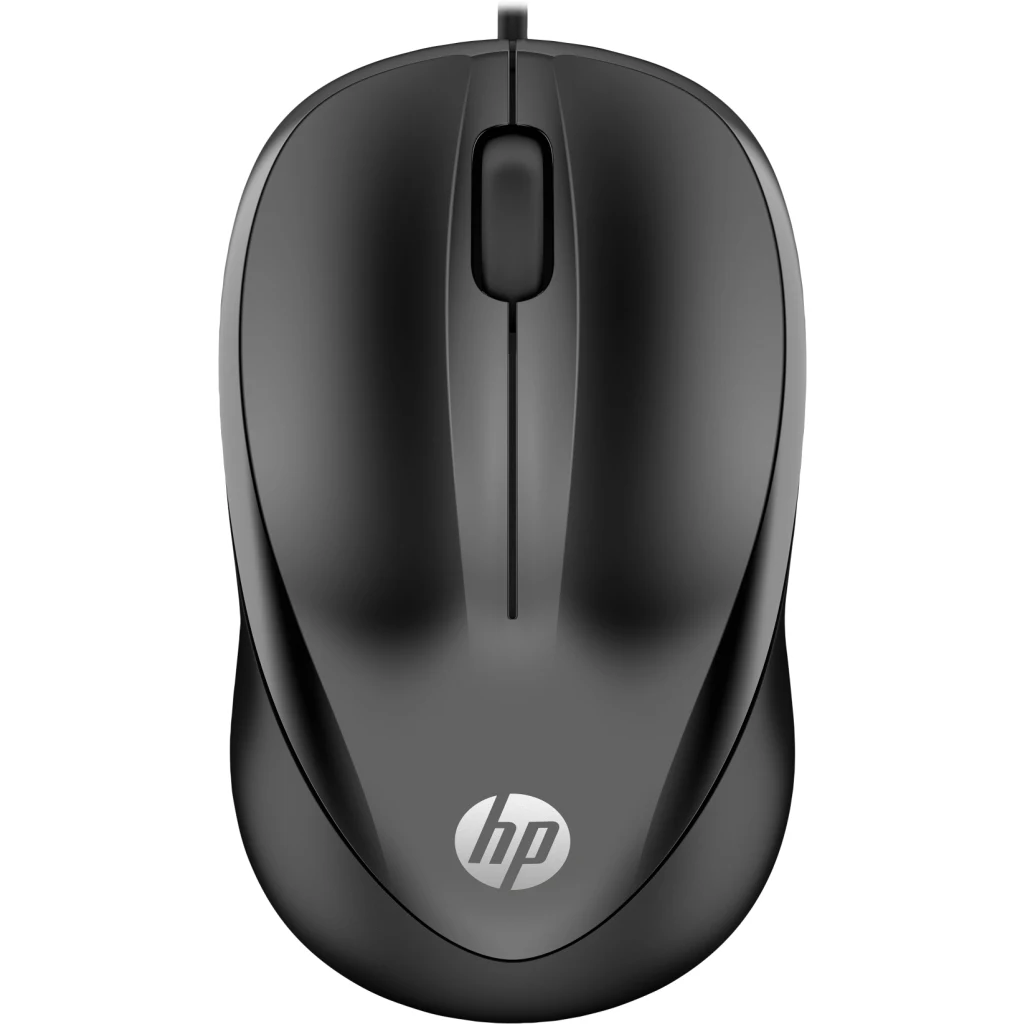 Imagen 1 de Mouse Alámbrico HP 1000 Óptico 1000dpi 3 Botones Puerto USB Color Negro