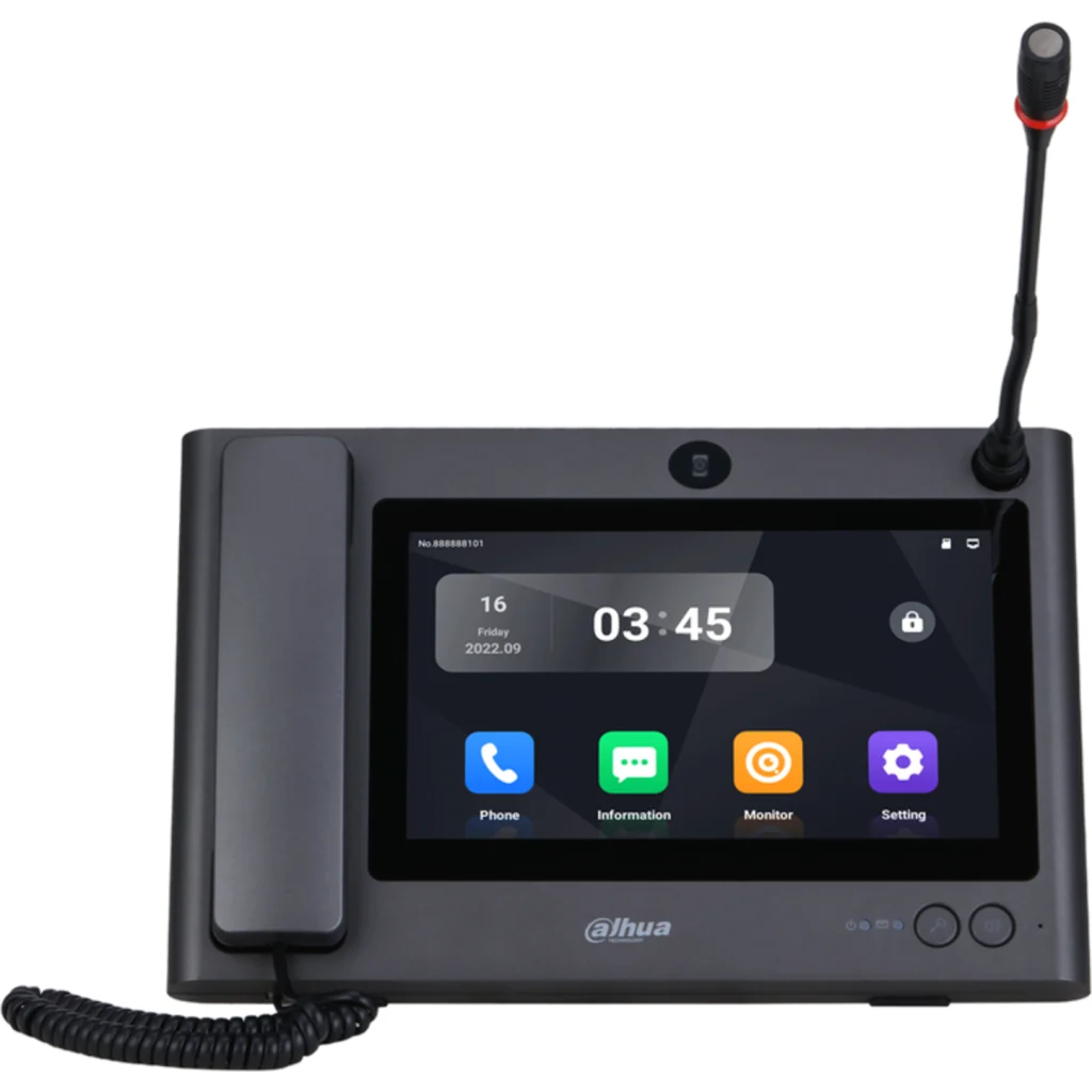 Imagen 3 de DHI-VTS8A40B-CG. Estacion maestra conserjeria pantalla 10" Android 11 audio vidireccional por altavo