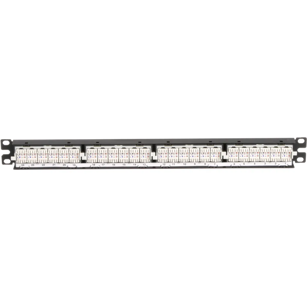 Imagen 3 de Panduit NetKey Category 6 Punchdown Patch Panel - Patch panel - 1U - 19" - 24 ports