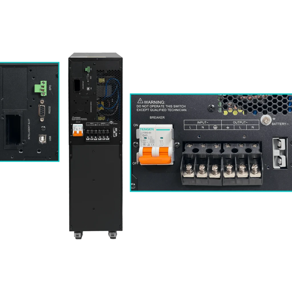 Imagen 5 de CITO UPS 10KVA Requiere 20-Baterias Torre 9000W 20x9AH 0ms Online