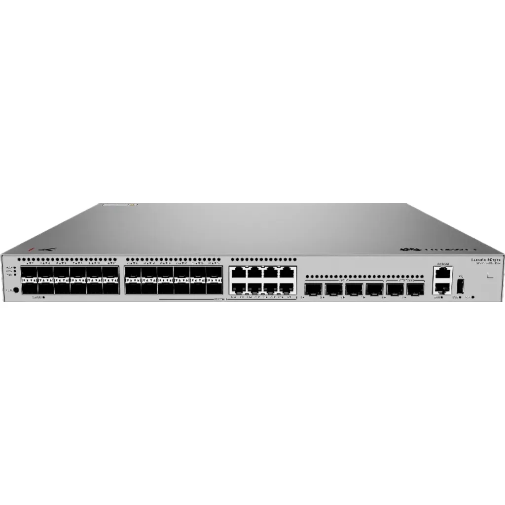 Imagen 4 de S530-24ST4XE. Switch Huawei eKit 24 puertos opticos de 1GE 8 de estos combos en Ethernet 4 Puertos 10GE SFP+ 2 Puertos 10GE Stack dedicados, conmutación de 224 Gbit/s, reenvió de paquetes de 168 Mpps