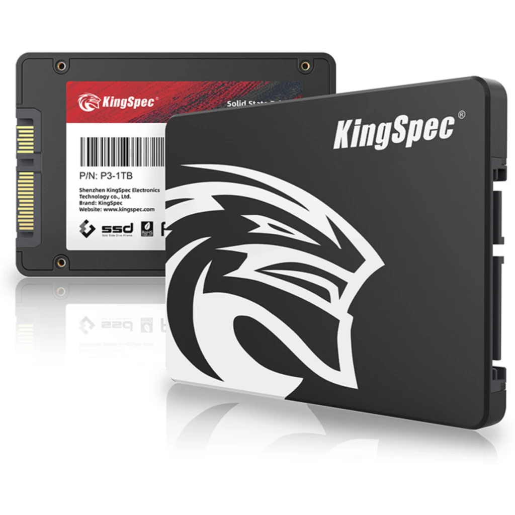 Unidad SSD KingSpec P3-256 256GB 2.5" SATA 3 6.0Gb/s Lec580MB/s Esc570MB/s