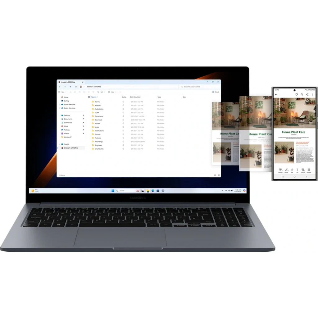Imagen 3 de Notebook Samsung  Galaxy Book4 I5-1335U RAM 16GB SSD 512GB 15.6" W11H