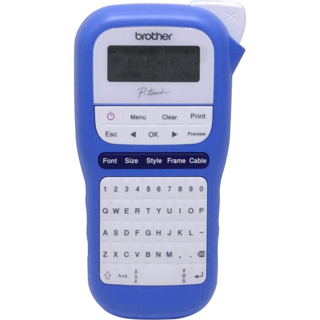 Imagen 4 de BROTHER Azul QWERTY Rotuladora Etiquetadora TZe/3,5-12mm req/6-AAA