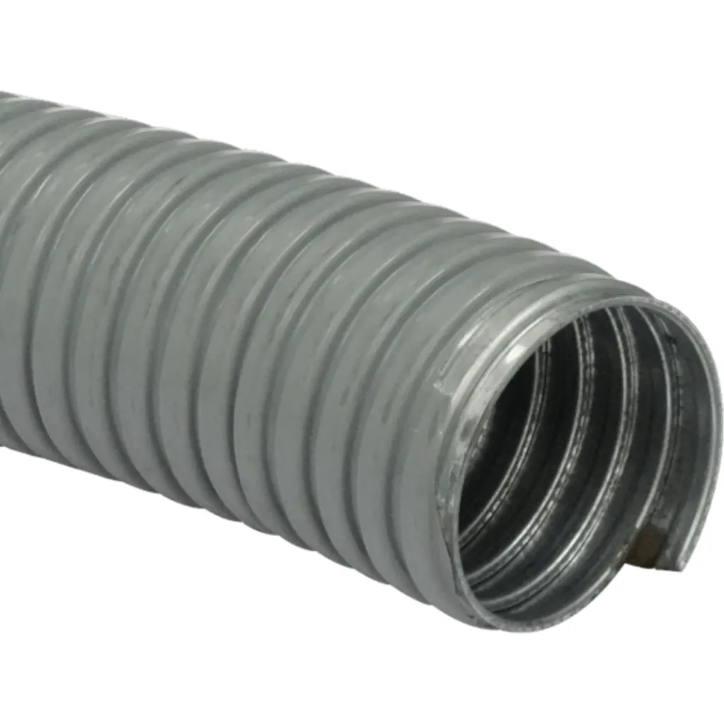 Imagen 2 de 90mm Rollo-10mts Conduit Flexible Metalico Cubierto-PVC PCFC
