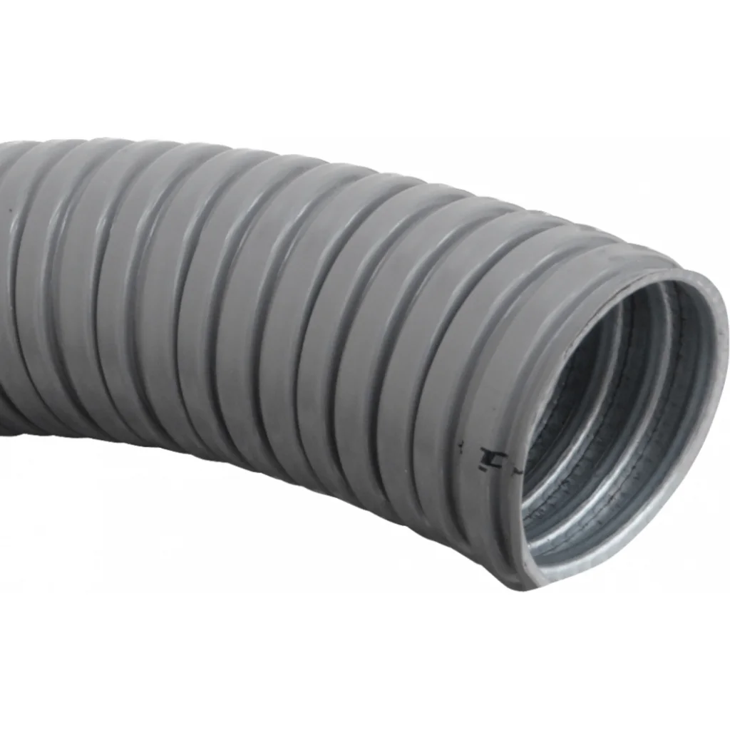 3-Pulg Rollo-10mts Conduit Flexible Metalico Cubierto-PVC 86mm