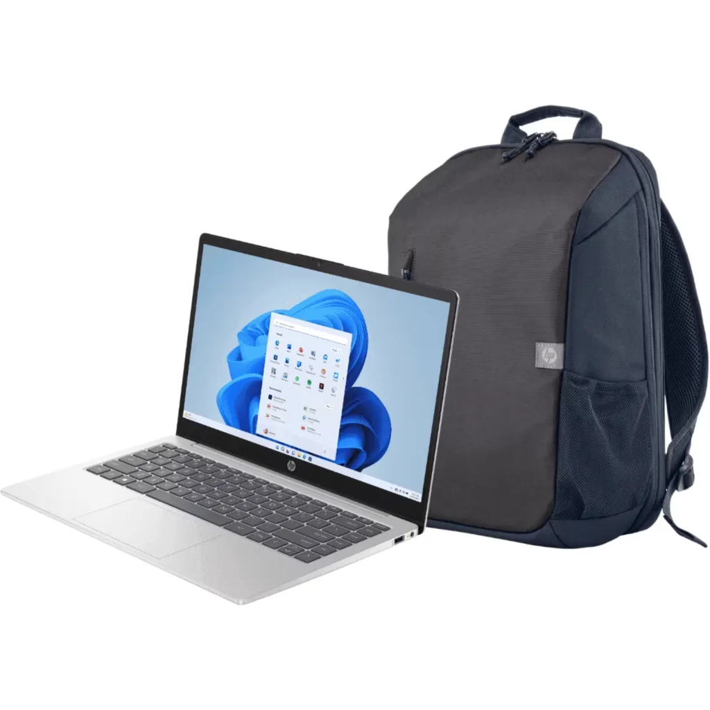 Notebook HP 14-em0015la AMD R7 7730U 8GB  512GB 14"" W11H +Mochila HP Travel