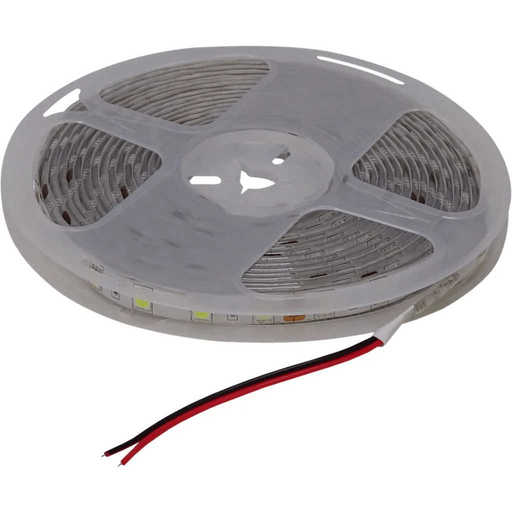 Imagen 1 de Cinta LED IP65 5mt 24V 2A 60-LED/mt SMD5050 Blanco Frio cortes-c/10cm