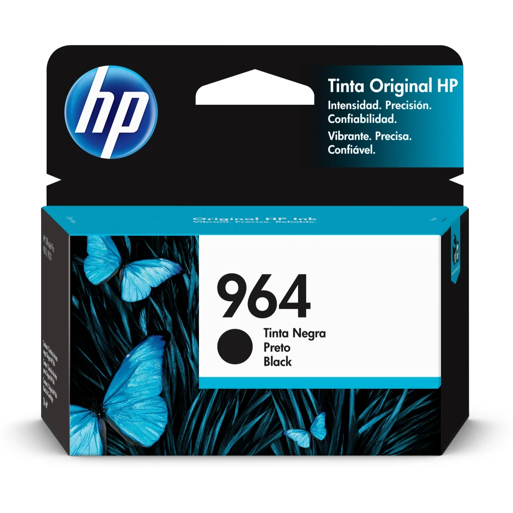 Cartridge HP 964 Negro Impresora Tinta Officejet Pro 9010/9020, 1000 Pág. 24ml