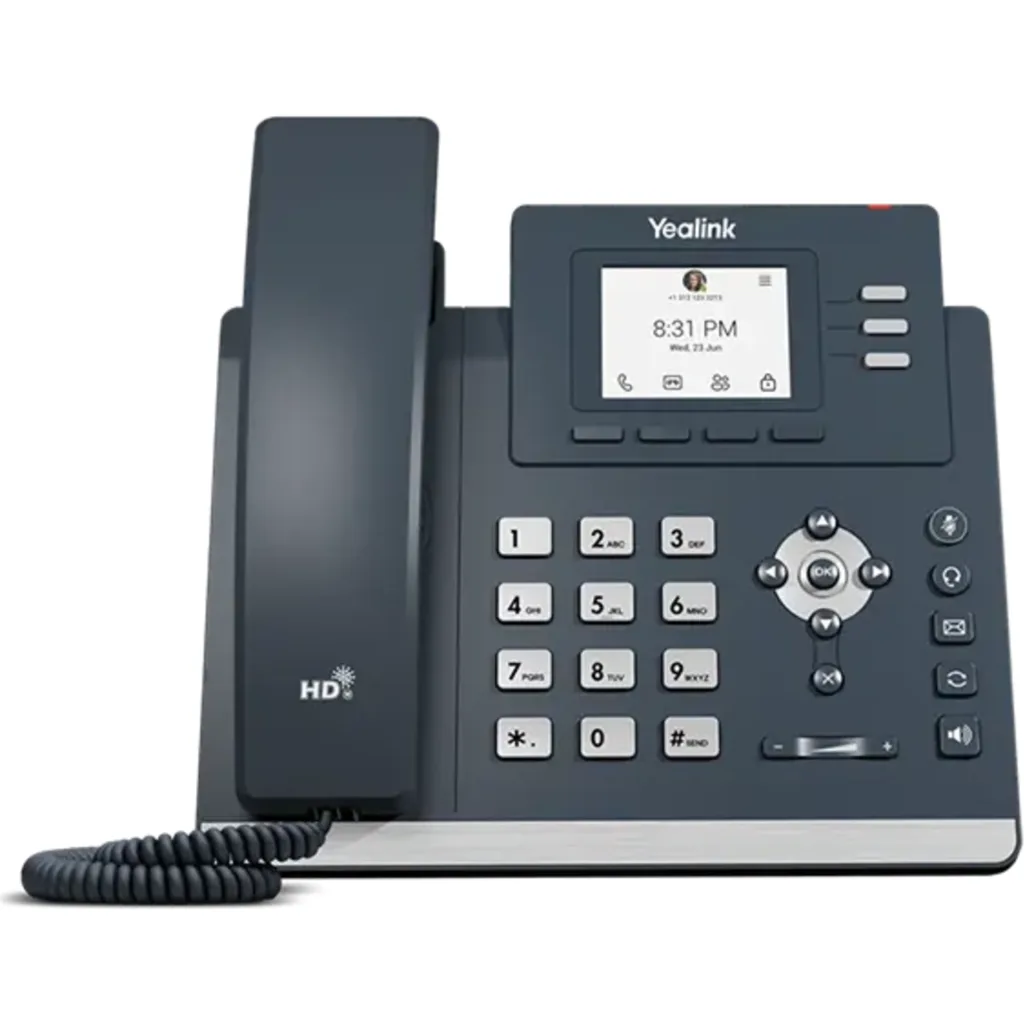 Imagen 2 de Telefono Yealink nativo Teams Pantalla 2.4" handset magnético, USB, GB POE 