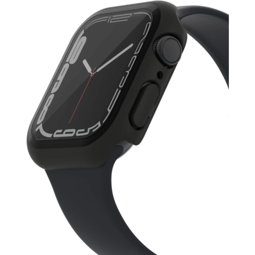 Imagen 3 de Bumper Belkin TemperedCurve 2-in-1 para Apple Watch Series 8 (45mm, Negro)