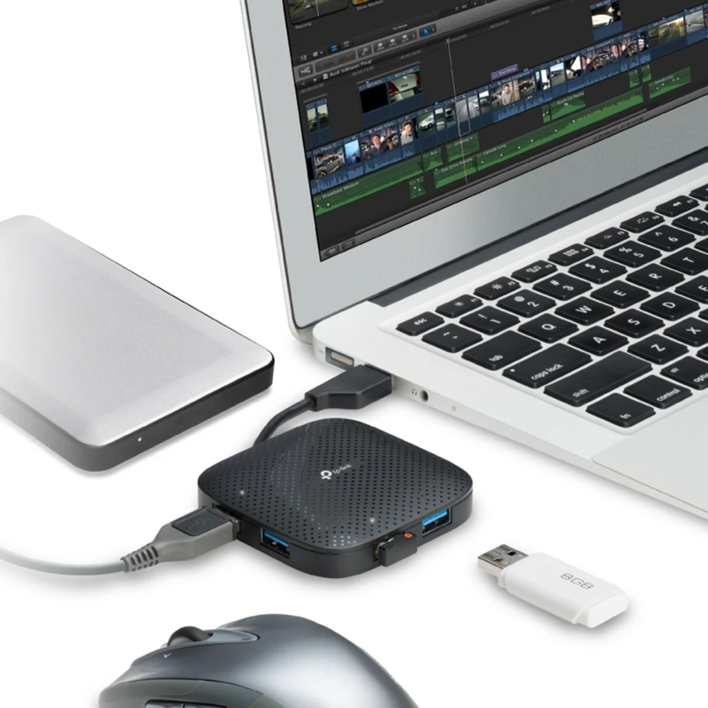 Imagen 3 de HUB Portátil TP-Link UH400, USB 3.0 a 4 Puertos USB tipo-A 3.0 