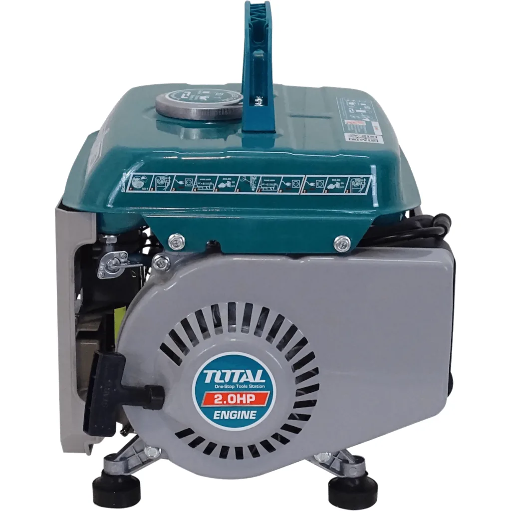 Imagen 5 de TOTAL 800W Generador Manual Bencinero 3000rpm Tanque-4Lt 220-240VAC