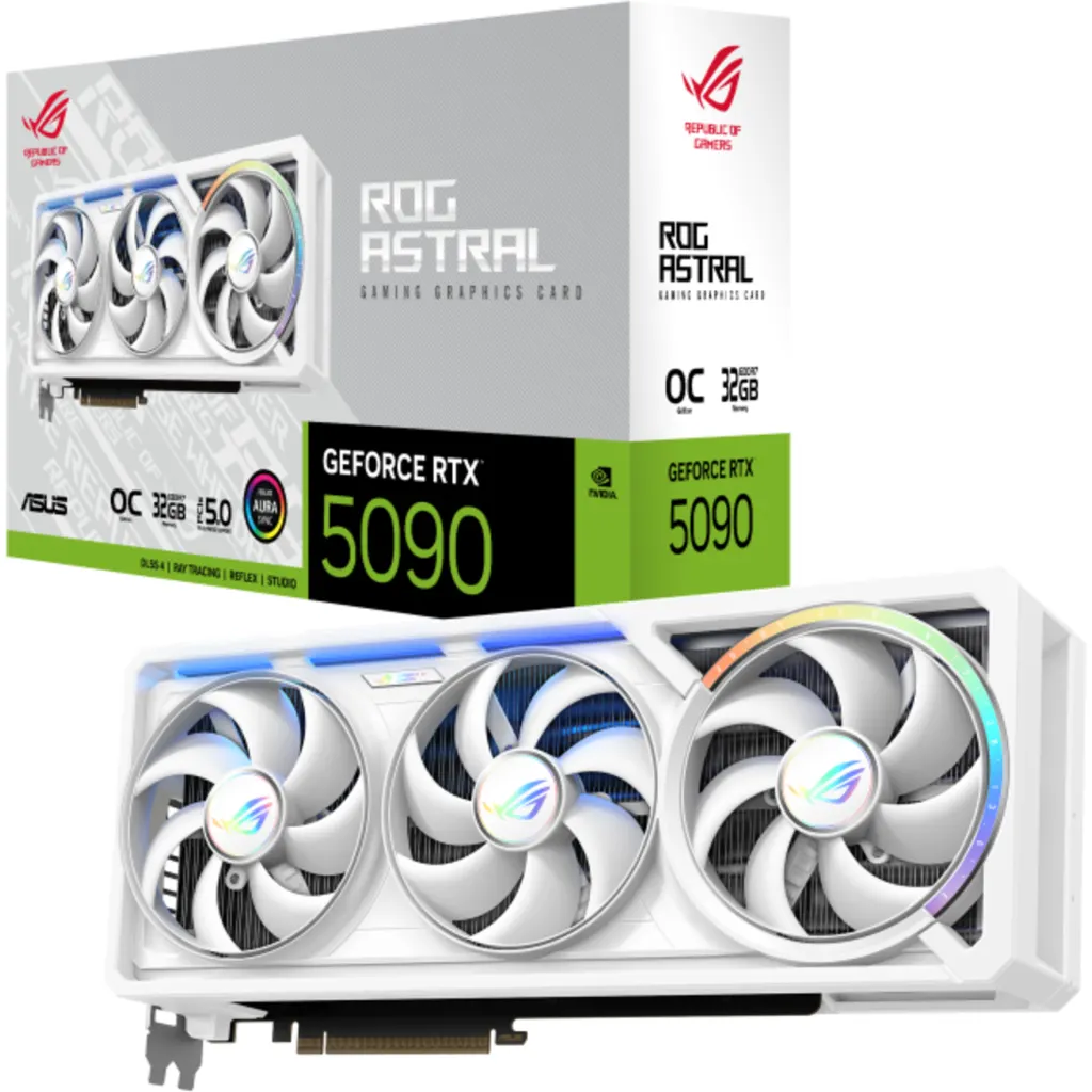 Imagen 1 de ROG-ASTRAL-RTX5090-O32G-WHITE HDMI DP32G