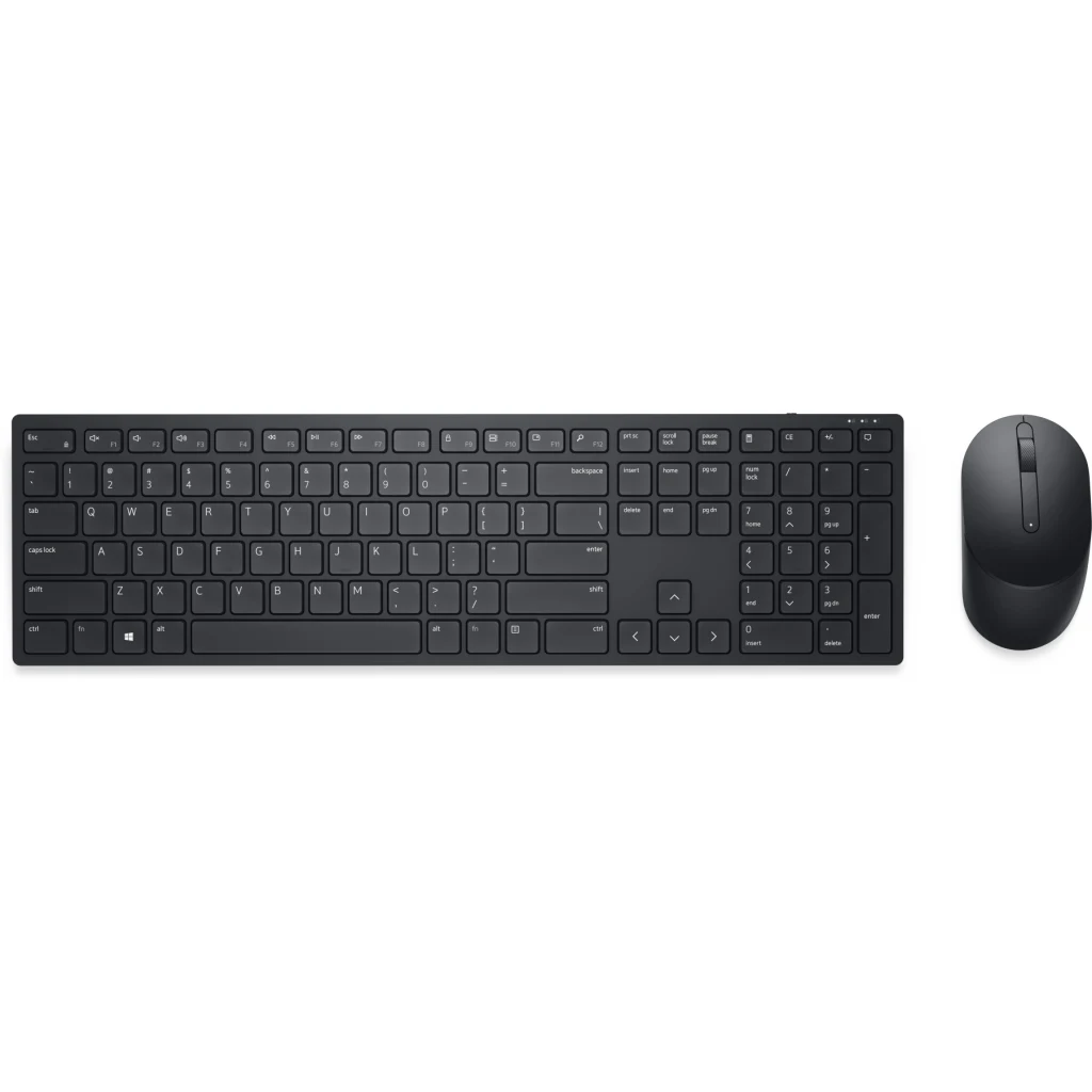 Kit Teclado Mouse Inalámbrico Dell Pro KM5221W 2.4Ghz Color Negro