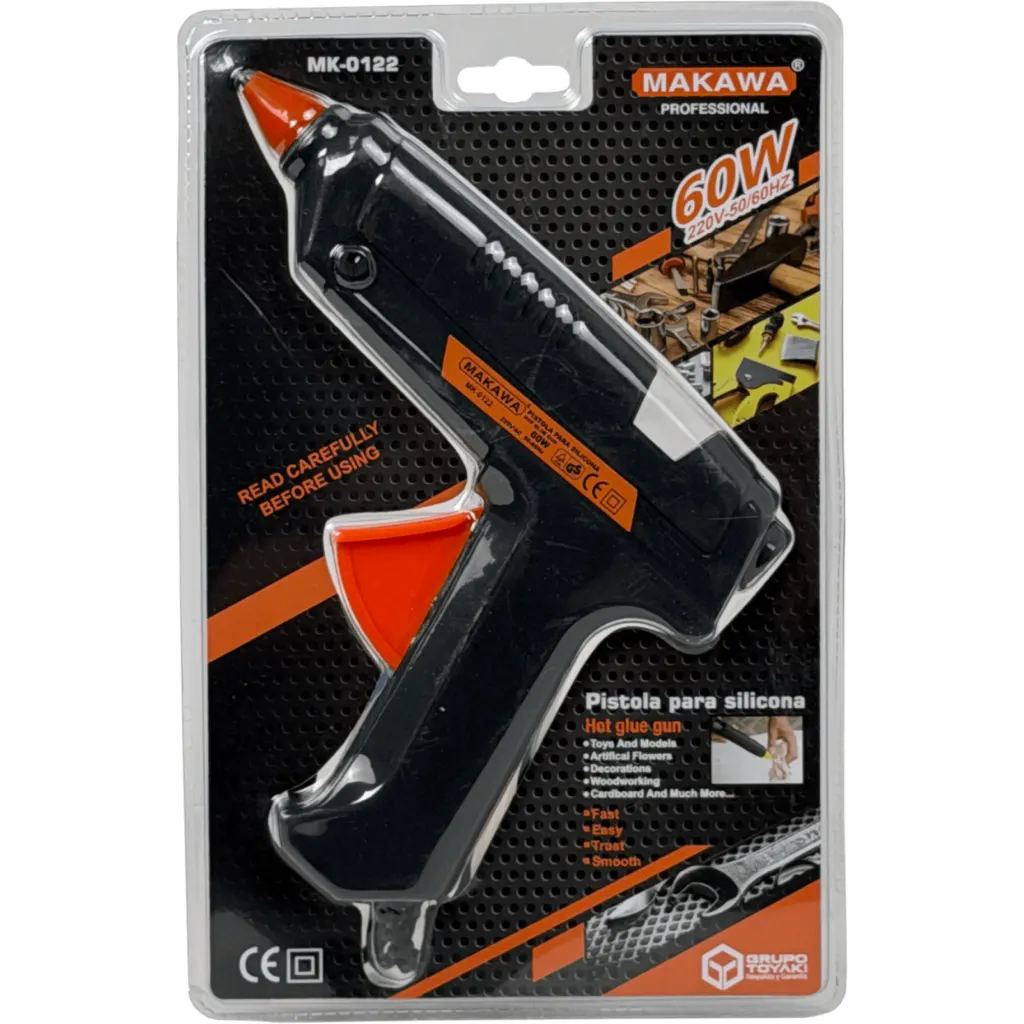 MAKAWA 60W Pistola Silicona Barra 11mm Caliente MK-0122