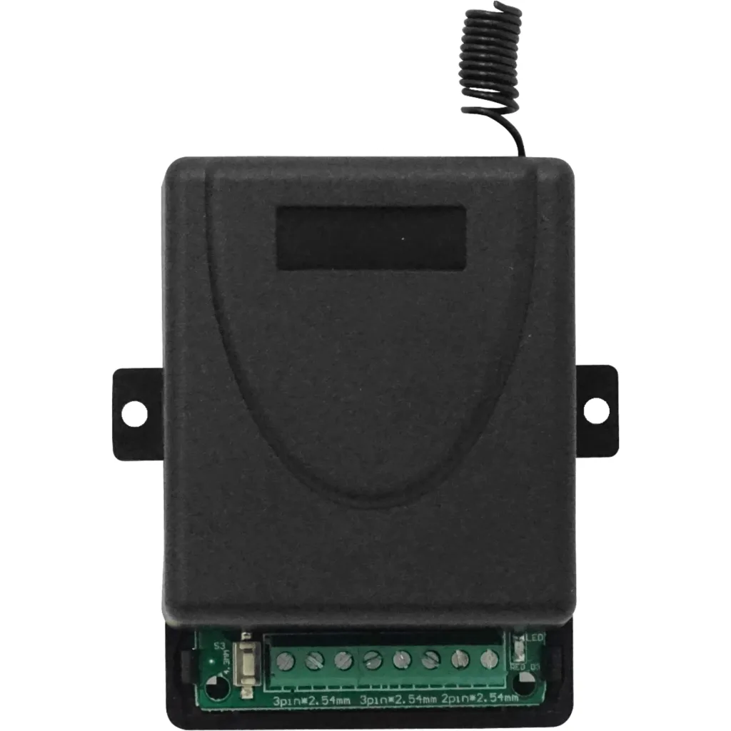 Imagen 2 de YET428PC 2-Canales 12V/24V 315/433MHz Receptor de control 6x4x3cm