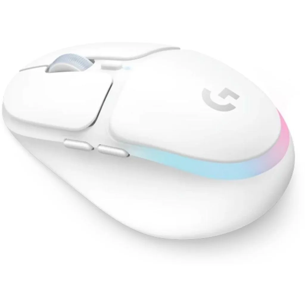 Mouse Inalámbrico Logitech G705 Gaming 8.200dpi RGB 3 Zonas Color Blanco