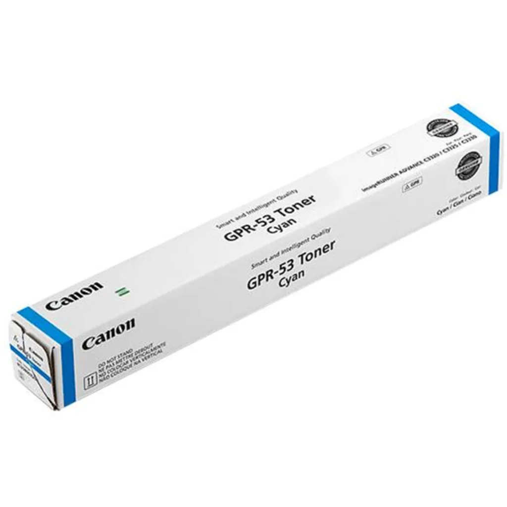 Imagen 1 de Toner Canon GPR-53 Cyan para imageRUNNER C3525i C3530i C3325i, 19000 Páginas