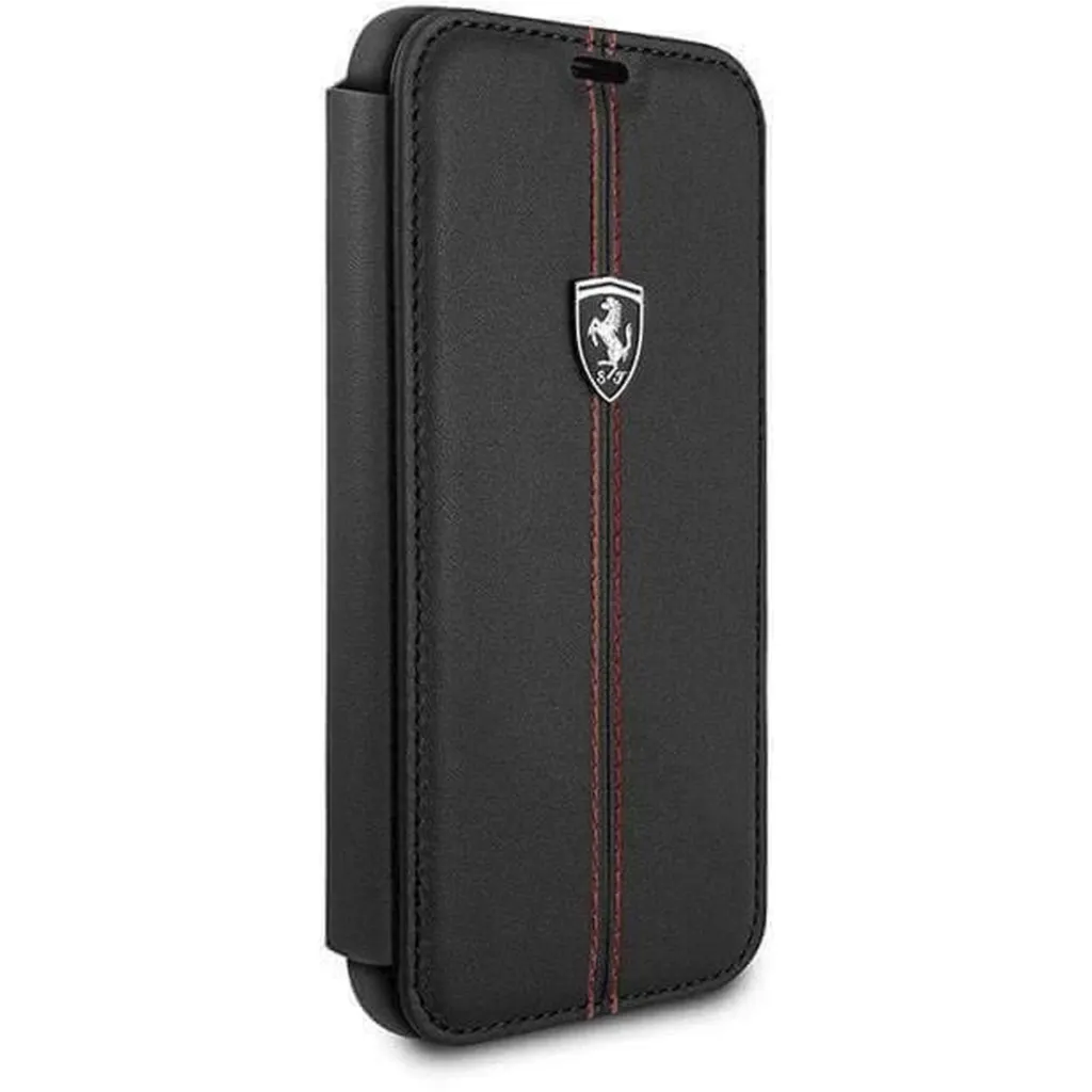 CARCASA BOOK FERRARI P/IPHONE X/XS NEGRA FEHDEFLBKPXBK