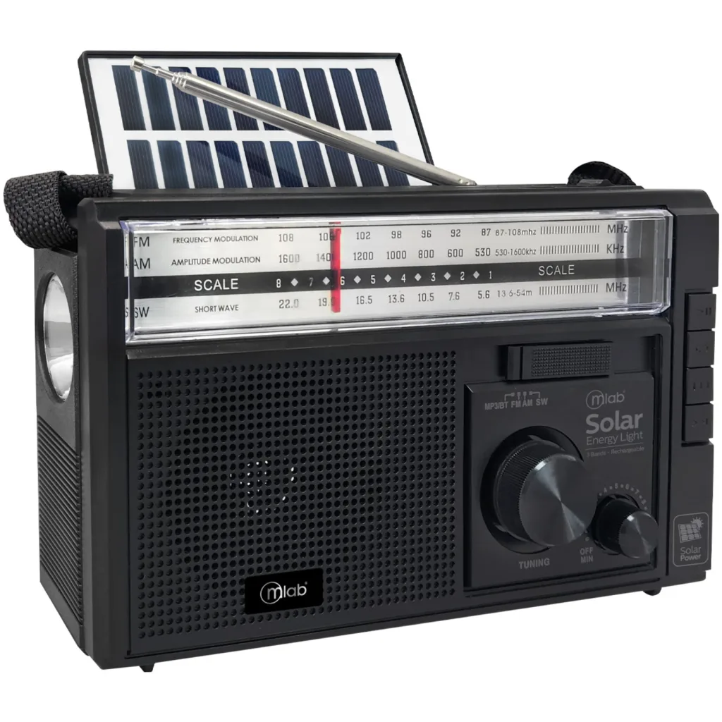 MLAB RADIO RETRO SOLAR ENERGY-LIGHT