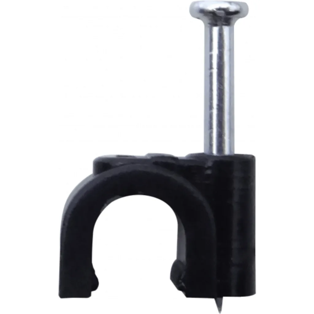 Imagen 2 de LINKMADE Grampa 6mm Negra Redonda Clavo para Concreto 100-unidades