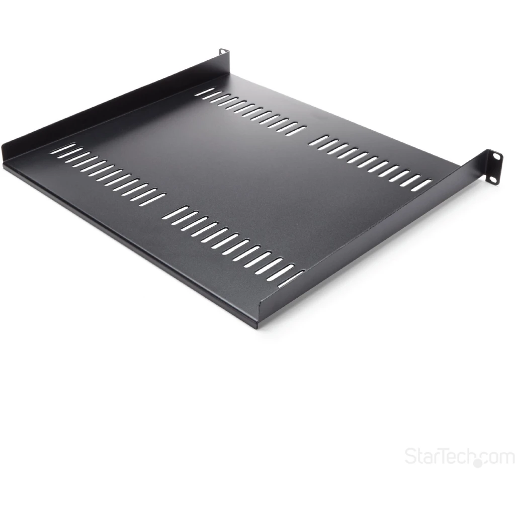 Vented 1U Rack Shelf - 16in Deep