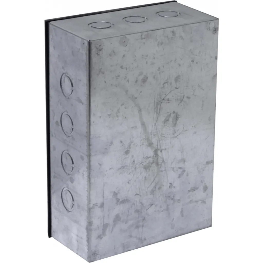 Imagen 3 de B23 Caja 300x200x100mm c/Tapa-305x205mm Zincada Metalica