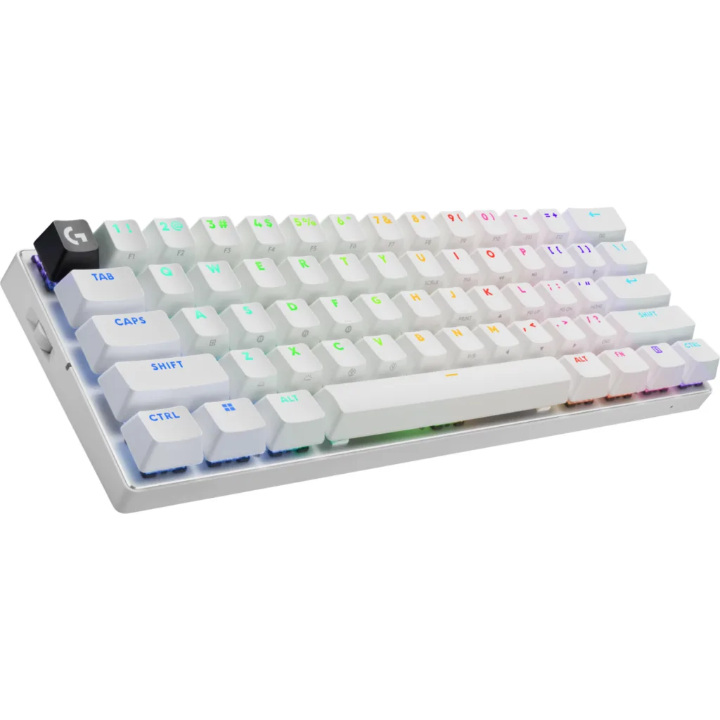 Imagen 2 de Teclado Gamer Inalámbrico Logitech PRO X60 Inglés Switch Táctil RGB Blanco