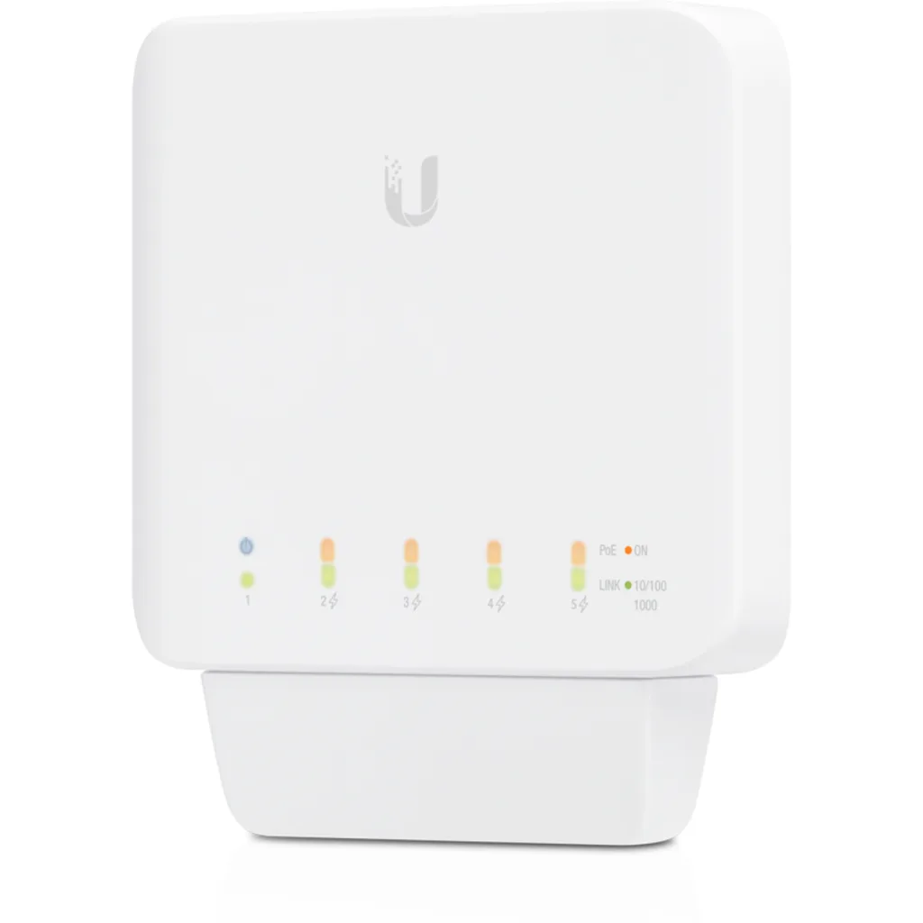 Switch Ubiquiti UniFi USW-FLEX, Conmutador,Gesti.4 x 10/100/1000 PoE+1x*10/100/1