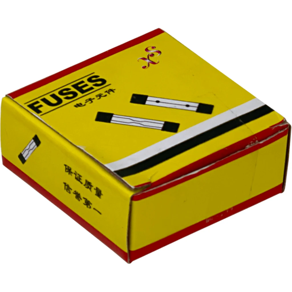 Imagen 2 de CAJA 100-unids. 10A 5x20mm 250V Fusible Rapido Cilindrico Vidrio